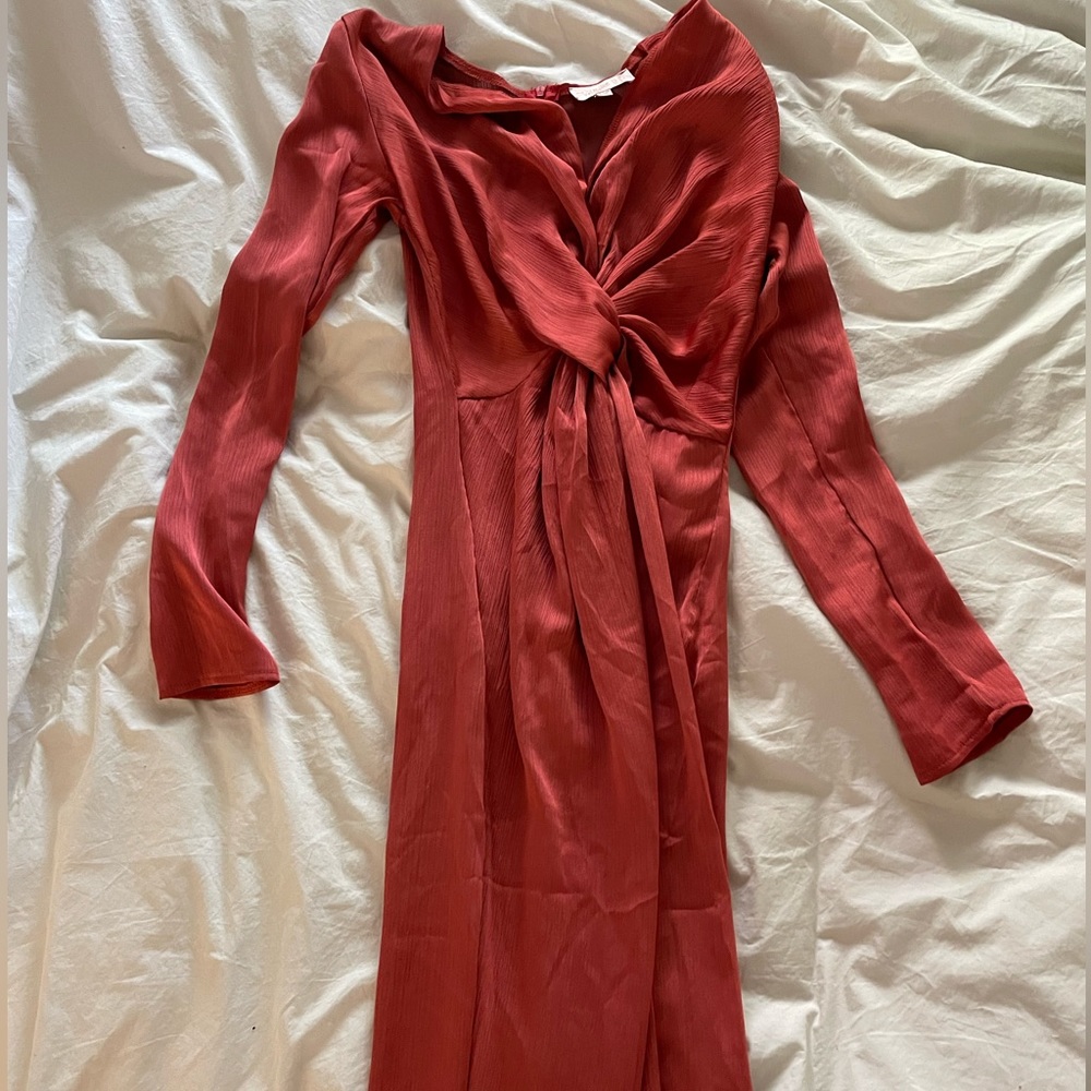 ASOS pink dress